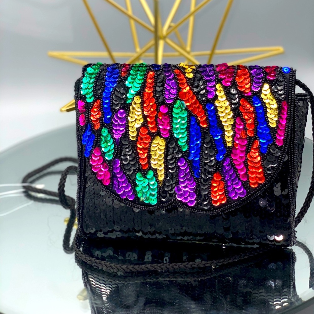 Mini sequin vintage bag